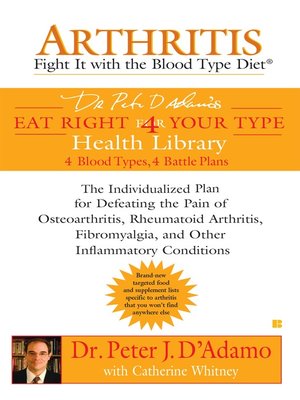 Arthritis: Fight it with the Blood Type Diet - ebook